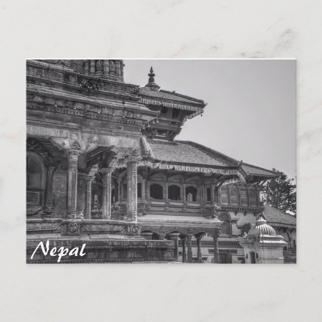 Postal Nepal antiguo (Anverso)