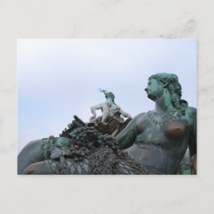 Postal Neptunbrunnen - Fuente Neptune - Berlín