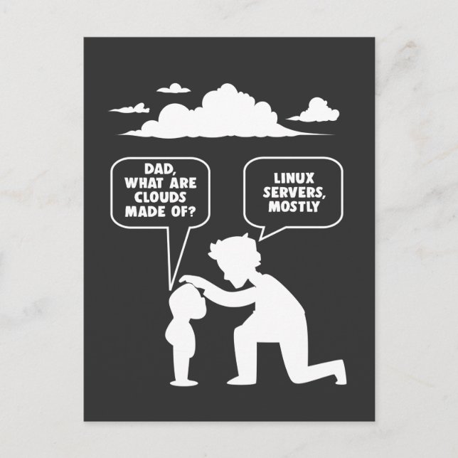 Postal Nerd, programador informático para desarrollador d (Anverso)