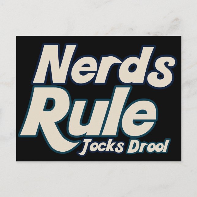 Postal Nerds Rule Jocks Drool (Anverso)