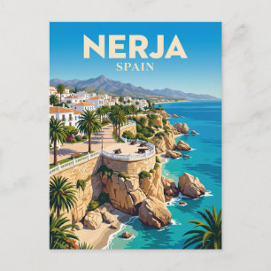 Postal Nerja Balcón de Europa España
