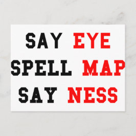 Postal Ness de Oye Map