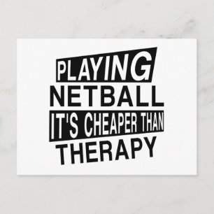 Postal NETBALL Es Más Barato Que La Terapia