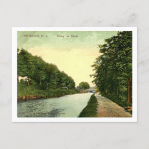 Postal Netcong NJ, a lo largo del canal Morris, estilo vi