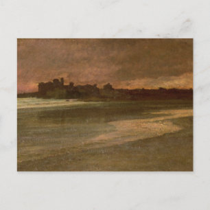 Postal Nettuno, noche en la playa