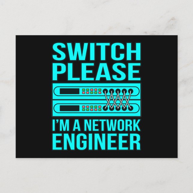 Postal Network Engineer Computer IT Tech Programmer Geek (Anverso)