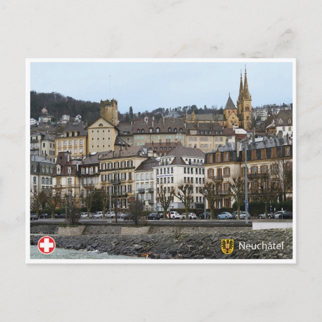 Postal Neuchâtel - Suiza (Anverso)