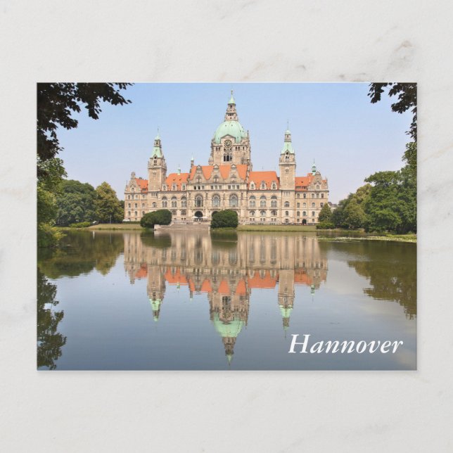 Postal Neues Rathaus en Hannover (Anverso)