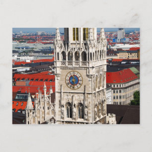 Postal Neues Rathaus, Munich Postcard