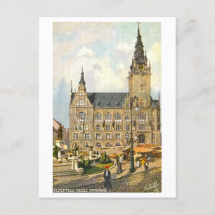 Postal Neues Rathaus/New City Hall en Elberfeld