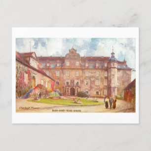 Postal Neues Schloss (Nuevo Castillo) de Baden-Baden