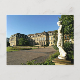 Postal Neues Schloss Stuttgart - Seitenflügel mit Statuen
