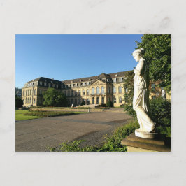 Postal Neues Schloss Stuttgart - Seitenflügel mit Statuen