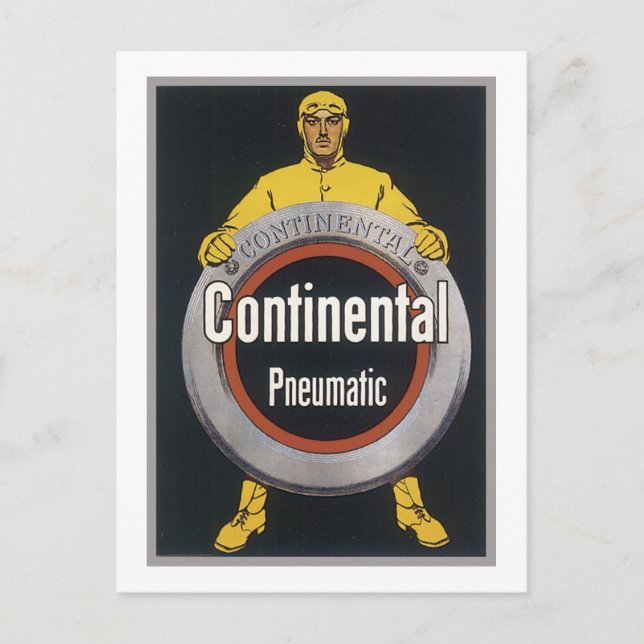 Postal Neumático continental (Anverso)