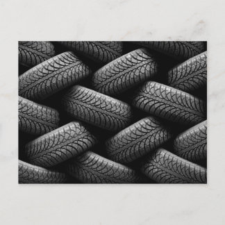 Postal Neumáticos de coche negros