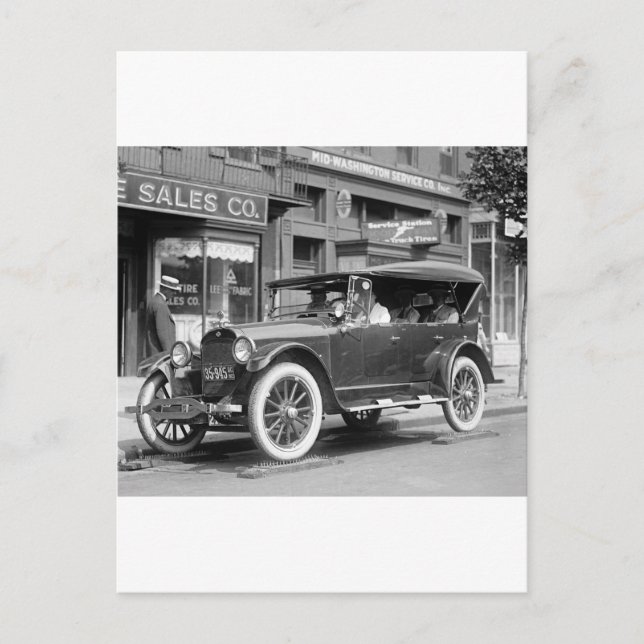 Postal Neumáticos duros, 1922 (Anverso)