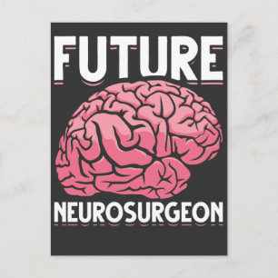 Postal Neurocirujano Estudiante Gracioso Cirujano de Neur