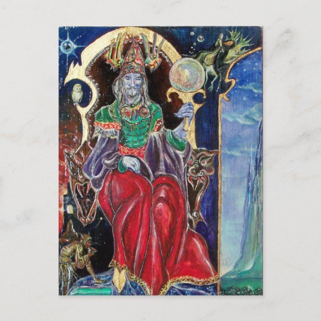 Postal NEUROMANCER Magicie King (Anverso)