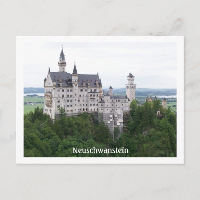Postal Neuschwanstein (Anverso)