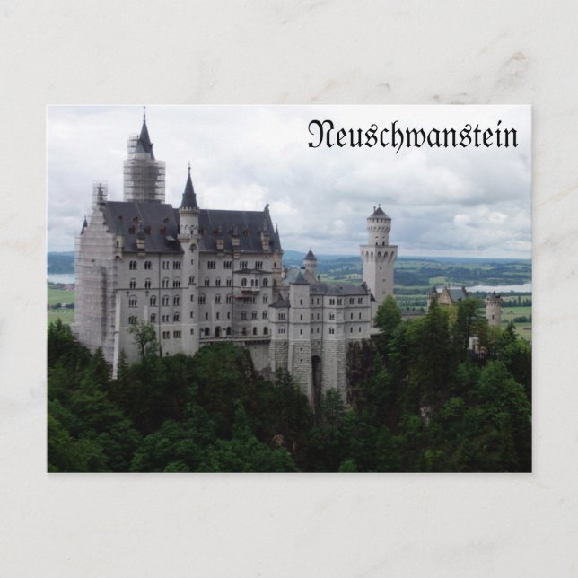 Postal Neuschwanstein (Anverso)