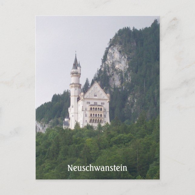 Postal Neuschwanstein (Anverso)