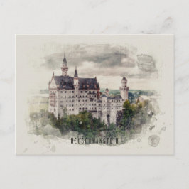 Postal Neuschwanstein Briefkaart