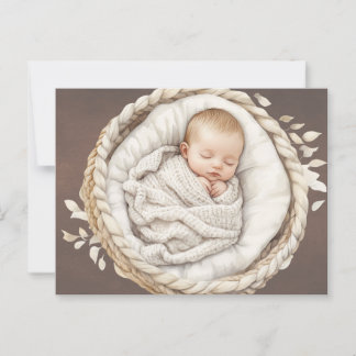 Postal neutra para bebé lindo