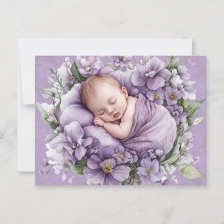 Postal neutra para bebé lindo