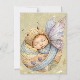 Postal neutra para bebé lindo