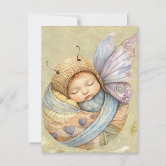 Postal neutra para bebé lindo