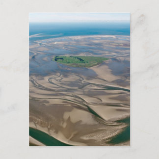 Postal Neuwerk isla cerca de Hamburgo en el Mar de Wadden