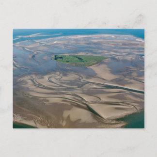 Postal Neuwerk isla cerca de Hamburgo en el Mar de Wadden
