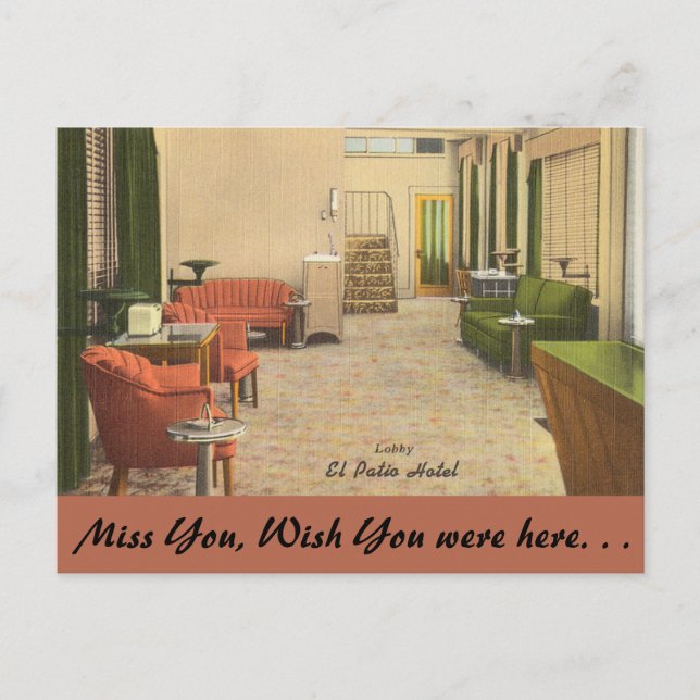 Postal Nevada, El Patio Hotel, Las Vegas (Anverso)