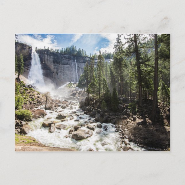 Postal Nevada Falls (Anverso)