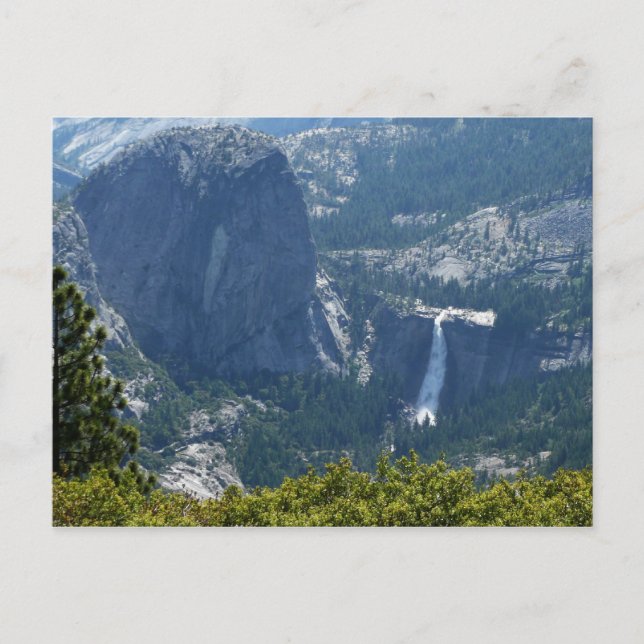 Postal Nevada Falls desde el Panorama Trail (Anverso)