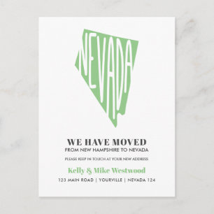 Postal NEVADA Hemos movido nueva dirección Nueva casa