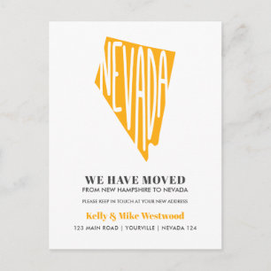 Postal NEVADA Nos hemos mudado Nueva dirección Nuevo Hoga