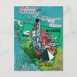 Postal Nevada USA Card
