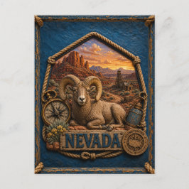 Postal Nevada Vintage Travel