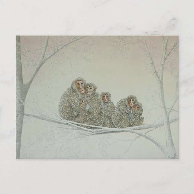 Postal Nevado bajo (Anverso)