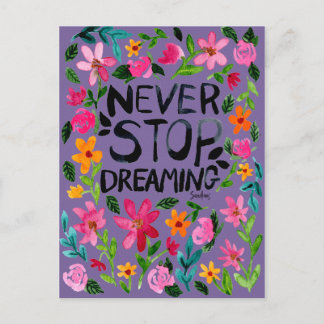 Postal Never stop dreaming