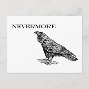 Postal Nevermore Raven