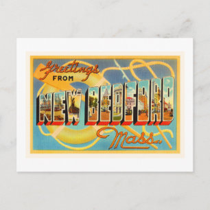 Postal New Bedford Massachusetts MAMÁ viejo recuerdo de v