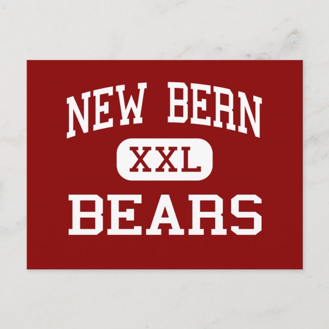 Postal New Bern - Bears - High - New Bern North Carolina (Anverso)