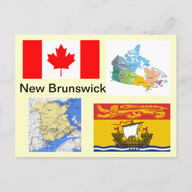 Postal New Brunswick Canada (Anverso)
