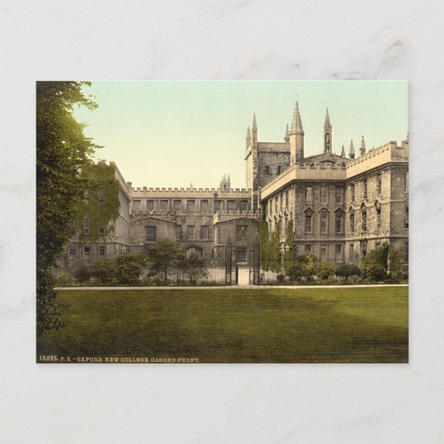 Postal New College, Oxford, Inglaterra (Anverso)