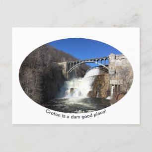 Postal New Croton Dam, Croton, New York Postcard