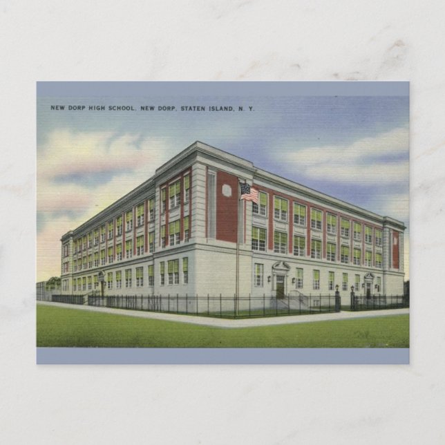 Postal New Dorp High School, Staten Island, NY (Anverso)