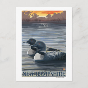 Postal New Hampshire Common Loon