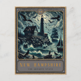 Postal New Hampshire | Postcarta de arte gótico